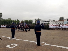 Торжественной линейкой отметили День знаний ачинские кадеты и гимназистки 2