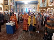 Божественная литургия в Казанском соборе