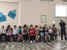 Священник Казанского собора и ветераны локальных конфликтов посетили Детский дом 4