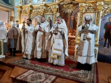 В Казанском соборе прошла ночная Рождественская Литургия