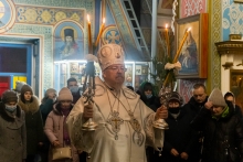 Митрополит Пантелеимон совершил Божественную литургию в Казанском соборе Ачинска 1