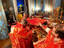 Ночное Пасхальное богослужение прошло в Казанском соборе 14