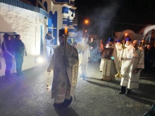 Ночное Пасхальное богослужение прошло в Казанском соборе 2