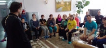 Отдыхающие Родника встретились со священником 2