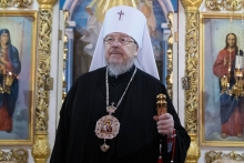 Правящий архиерей совершил Божественную литургию в Казанском соборе города Ачинска 10
