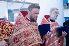 Правящий архиерей совершил Божественную литургию в Казанском соборе города Ачинска 9