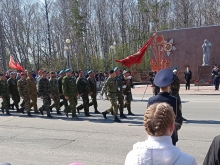 Священнослужители Казанского собора приняли участие в митинге, посвященном Дню Победы 4