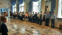 Начало учебной недели в православной гимназии 1
