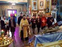 В Казанском соборе ачинские полицейские помолились о победе российского воинства