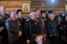 Владыка Пантелеимон освятил храм в селе Новоникольск Большеулуйского района 4