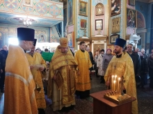 В Ачинске помолились о безвинно богоборцами убиенных православных христианах