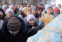 Правящий архиерей в день престольного праздника совершил Божественную литургию в Казанском кафедральном соборе Ачинска 11