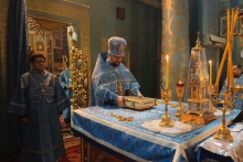 Правящий архиерей в день престольного праздника совершил Божественную литургию в Казанском кафедральном соборе Ачинска 2