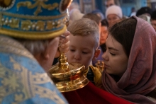 Правящий архиерей в день престольного праздника совершил Божественную литургию в Казанском кафедральном соборе Ачинска 7