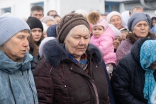 Правящий архиерей в день престольного праздника совершил Божественную литургию в Казанском кафедральном соборе Ачинска 13