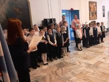 Выносом флага и молебном началась в православной гимназии вторая четверть 2
