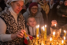 Правящий архиерей совершил Божественную литургию в Казанском кафедральном соборе Ачинска 6