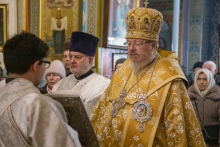 Правящий архиерей совершил Божественную литургию в Казанском кафедральном соборе Ачинска 4