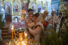 Правящий архиерей совершил Божественную литургию в Казанском кафедральном соборе Ачинска 9