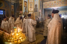 Правящий архиерей совершил Божественную литургию в Казанском кафедральном соборе Ачинска 5