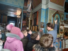 Священник рассказал ачинским школьникам об истории Казанского собора
