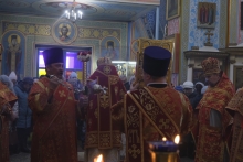 Владыка Пантелеимон совершил Божественную литургию в Казанском соборе города Ачинска 16