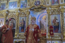 Владыка Пантелеимон совершил Божественную литургию в Казанском соборе города Ачинска 2