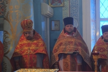 Владыка Пантелеимон совершил Божественную литургию в Казанском соборе города Ачинска 3