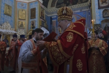 Владыка Пантелеимон совершил Божественную литургию в Казанском соборе города Ачинска 10