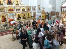 Храм святого Даниила Ачинского посетили студенты