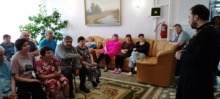 Священник посетил санаторий Родник 2