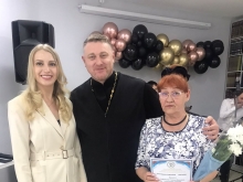 Священник поздравил коллектив МБУК АГЦБС с Общероссийским Днем библиотек