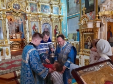 Божественная Литургия Престольного праздника совершена в Казанском соборе 8