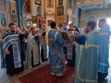 Божественная Литургия Престольного праздника совершена в Казанском соборе 5