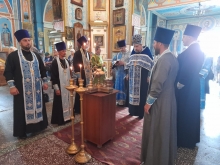 Божественная Литургия Престольного праздника совершена в Казанском соборе 3
