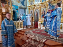 Божественная Литургия Престольного праздника совершена в Казанском соборе 7