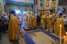Митрополит Пантелеимон совершил Божественную литургию в Казанском кафедральном соборе Ачинска