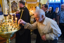 Митрополит Пантелеимон совершил Божественную литургию в Казанском кафедральном соборе Ачинска 4