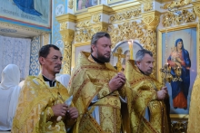 Митрополит Пантелеимон совершил Божественную литургию в Казанском кафедральном соборе Ачинска 14