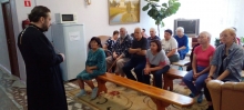 Очередная встреча со священником прошла в санатории Родник 2