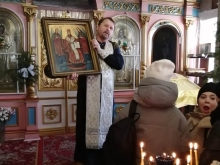 В праздник Богоявления большеулуйский храм посетили школьники 3