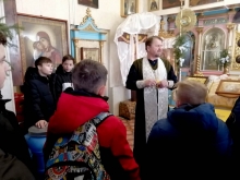 В праздник Богоявления большеулуйский храм посетили школьники