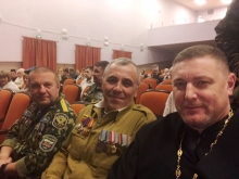 В праздничном мероприятии, посвящённом 35-летию вывода Советских войск из Афганистана, принял участие ачинский священник