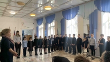 В преддверии Дня космонавтики православные гимназисты вспомнили первого в мире космонавта Ю.А. Гагарина