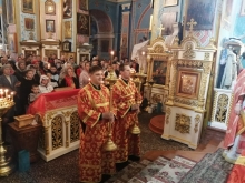 Ночное Пасхальное богослужение прошло в Казанском соборе 9