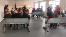 Священник поздравил узников с праздником Пасхи