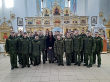 Воспитанники Кадетского корпуса и Мариинской гимназии посетили Данииловский храм