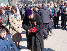 Ачинские священники приняли участие в митинге, посвященном Дню Победы 3