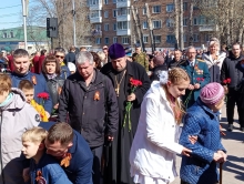 Ачинские священники приняли участие в митинге, посвященном Дню Победы 4