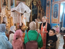 Казанский собор посетили учащиеся школы-интерната для слабослышащих